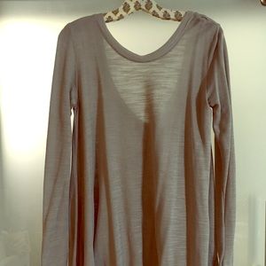 Free People Grey Tunic
